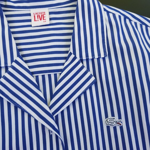 Lacoste Live Stripe Shirt Dress - Picture 8 of 8